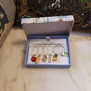 NWT Six Wine Charms By True To Form, Gift For Wine Fan